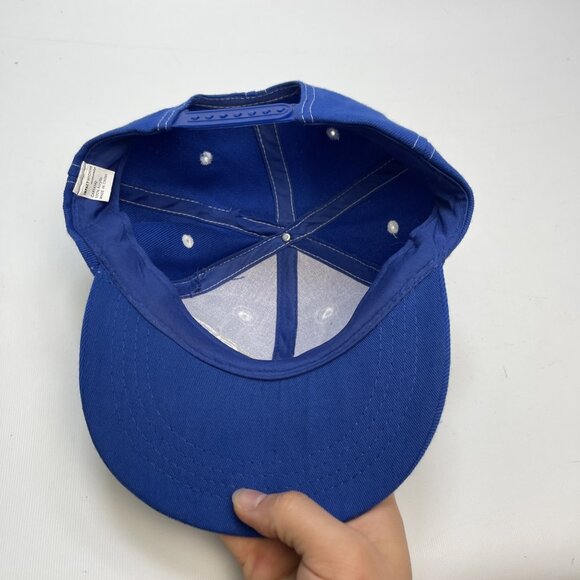 Y2K Bud Light Beer Trucker Baseball Hat Snapback Blue / White Cap Baseball - Picture 7 of 13